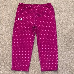 Girls Polka Dot Under Armour Leggings